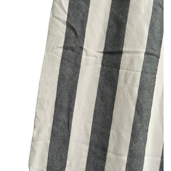 American Eagle Womens Pants Size Small Blue White Striped Pull On Elastic Waist - Picture 2 of 9